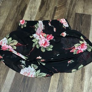 Floral skort